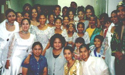 Columbia Fil-Am Dancers with Pinay